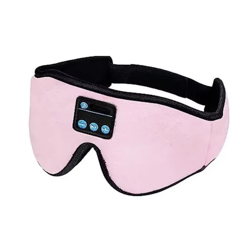 3D Eye Mask Music Play Sleeping Headphones with Built-In HD Speaker Mask for Sleep Headphones Bluetooth