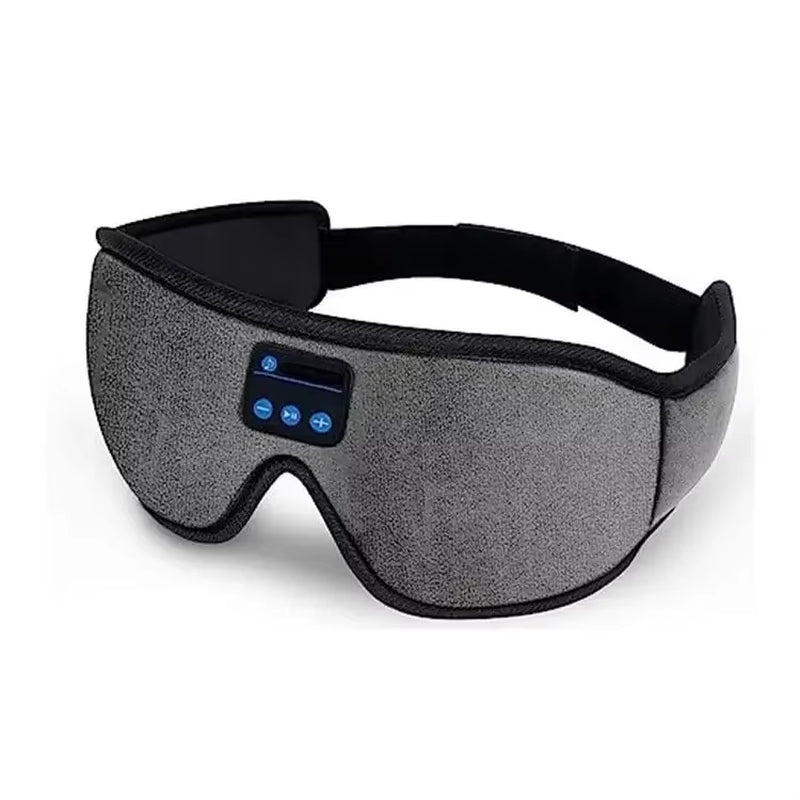3D Eye Mask Music Play Sleeping Headphones with Built-In HD Speaker Mask for Sleep Headphones Bluetooth