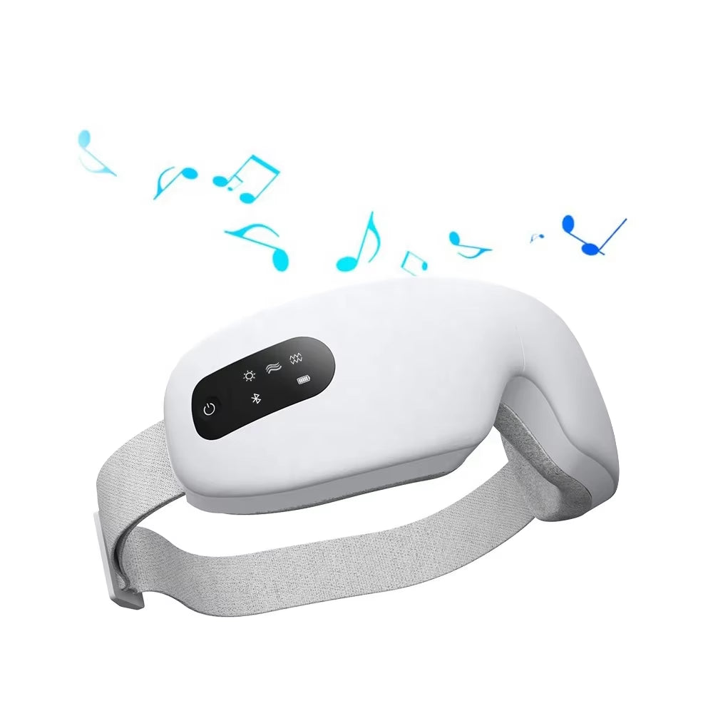 Hot Selling Portable Eye Massager Machine with Heat Compress Comfortable Relieves Fatigue Wireless Eye Massager Smart Vibration